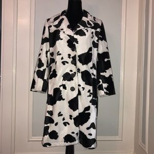 vintage cow print jacket
